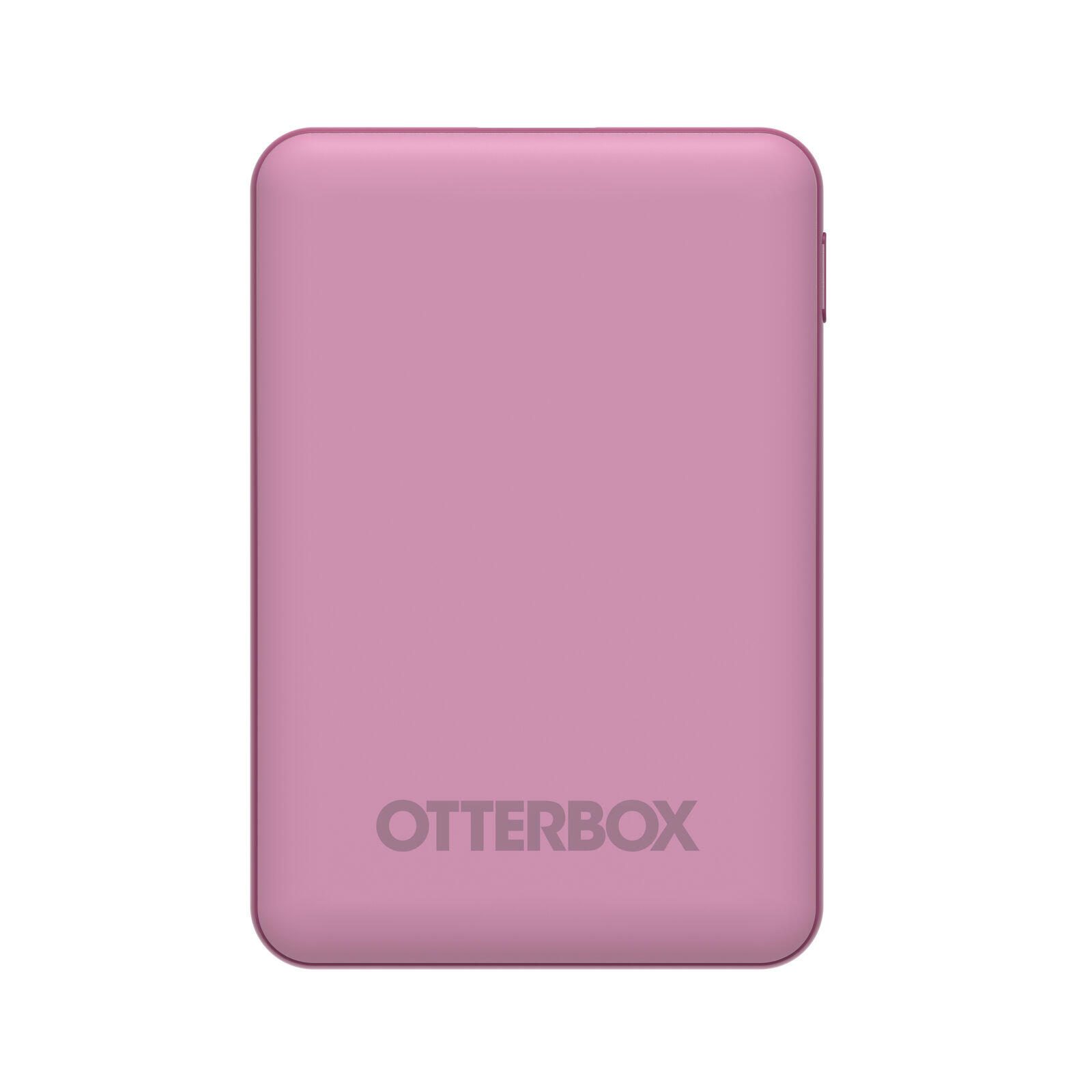 OtterBox 5.000 mAh Powerbank mit Universal USB-Kabel (Pink)