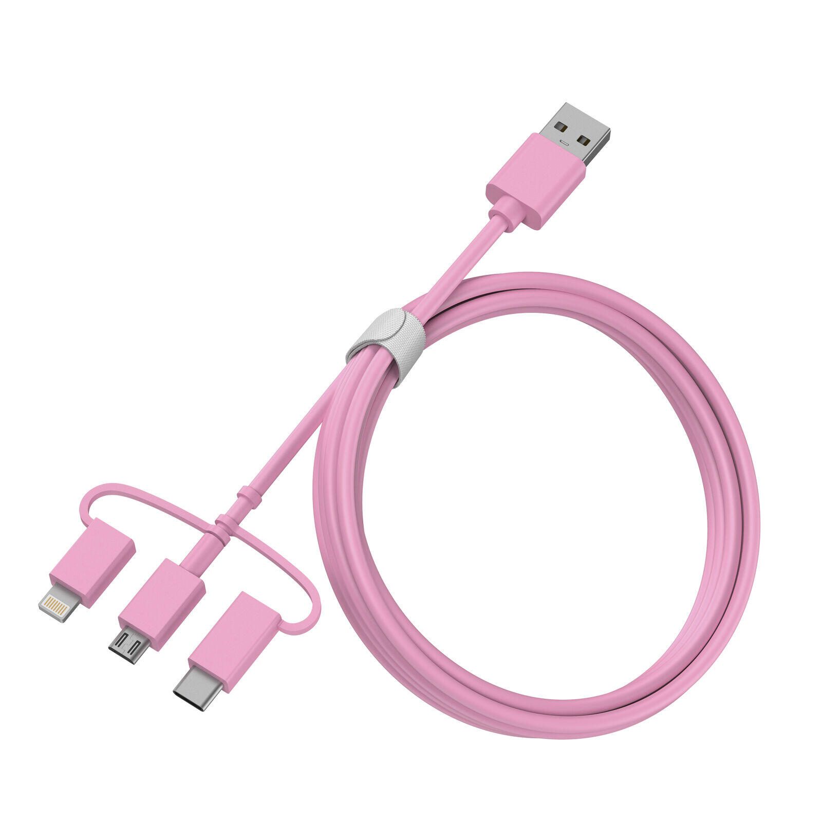 OtterBox 5.000 mAh Powerbank mit Universal USB-Kabel (Pink)