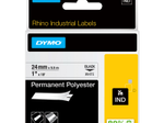 DYMO® Original IND-Schriftband für Rhino 6000+, Permanent Polyester - schwarz auf weiss