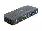DeLOCK DisplayPort 1.4 KVM Switch mit USB 3.0 und Audio