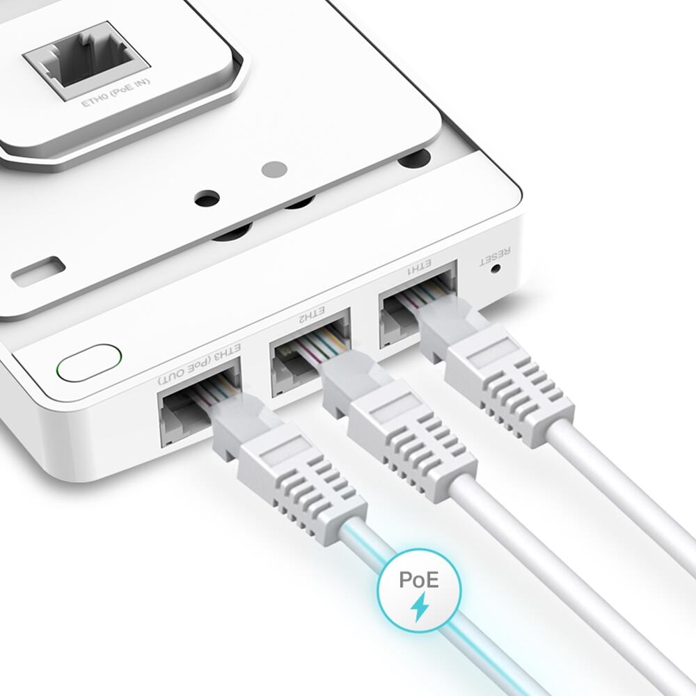 TP-Link EAP235-Wall Omada AC1200 MU-MIMO-Gigabit-WLAN-Accesspoint zur Wandmontage