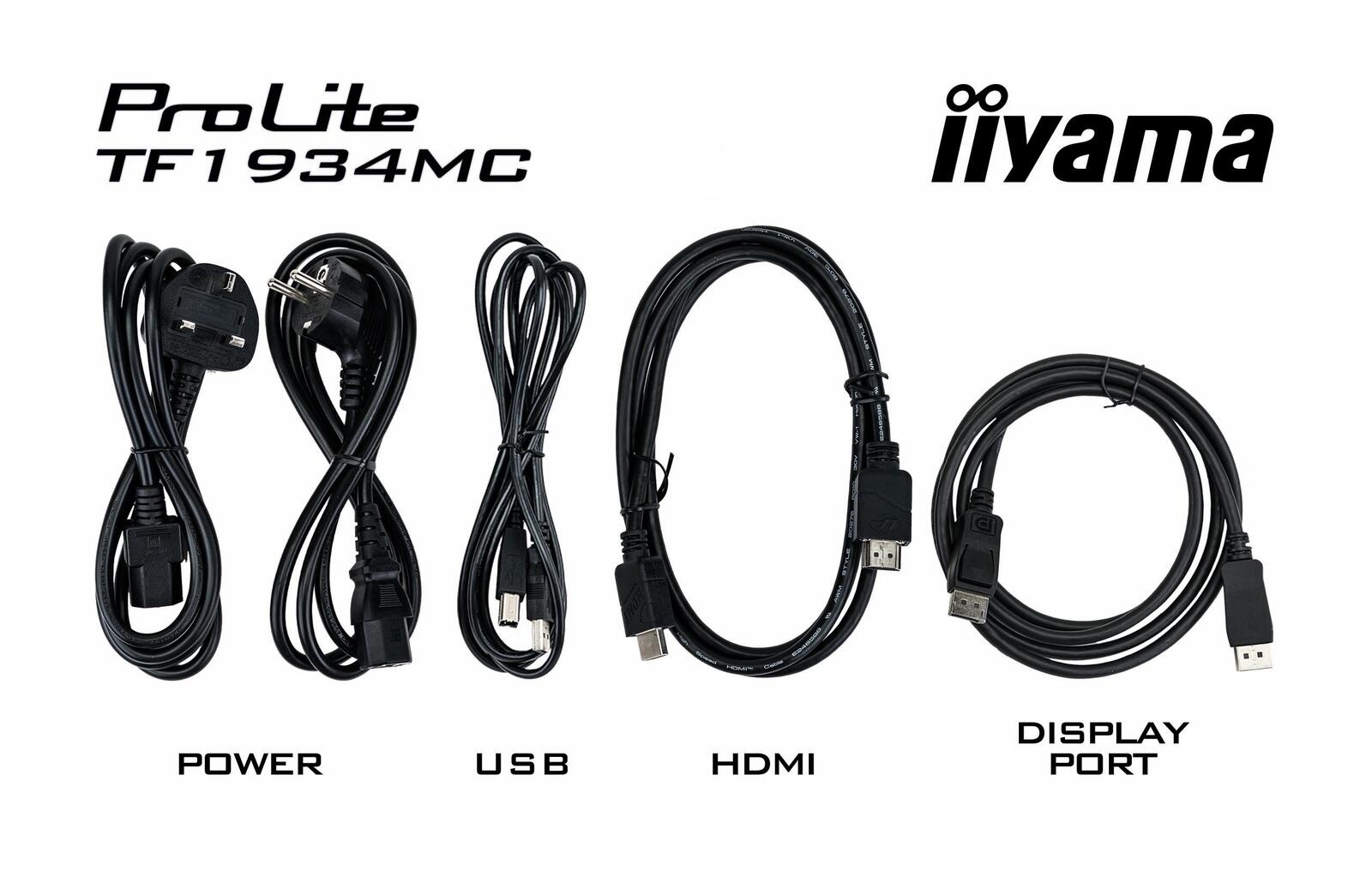 iiyama ProLite TF1934MC-B7X Touch-Monitor 48 cm (19 Zoll)