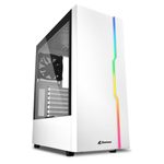 Sharkoon PC Gehäuse RGB Slider White ATX weiß