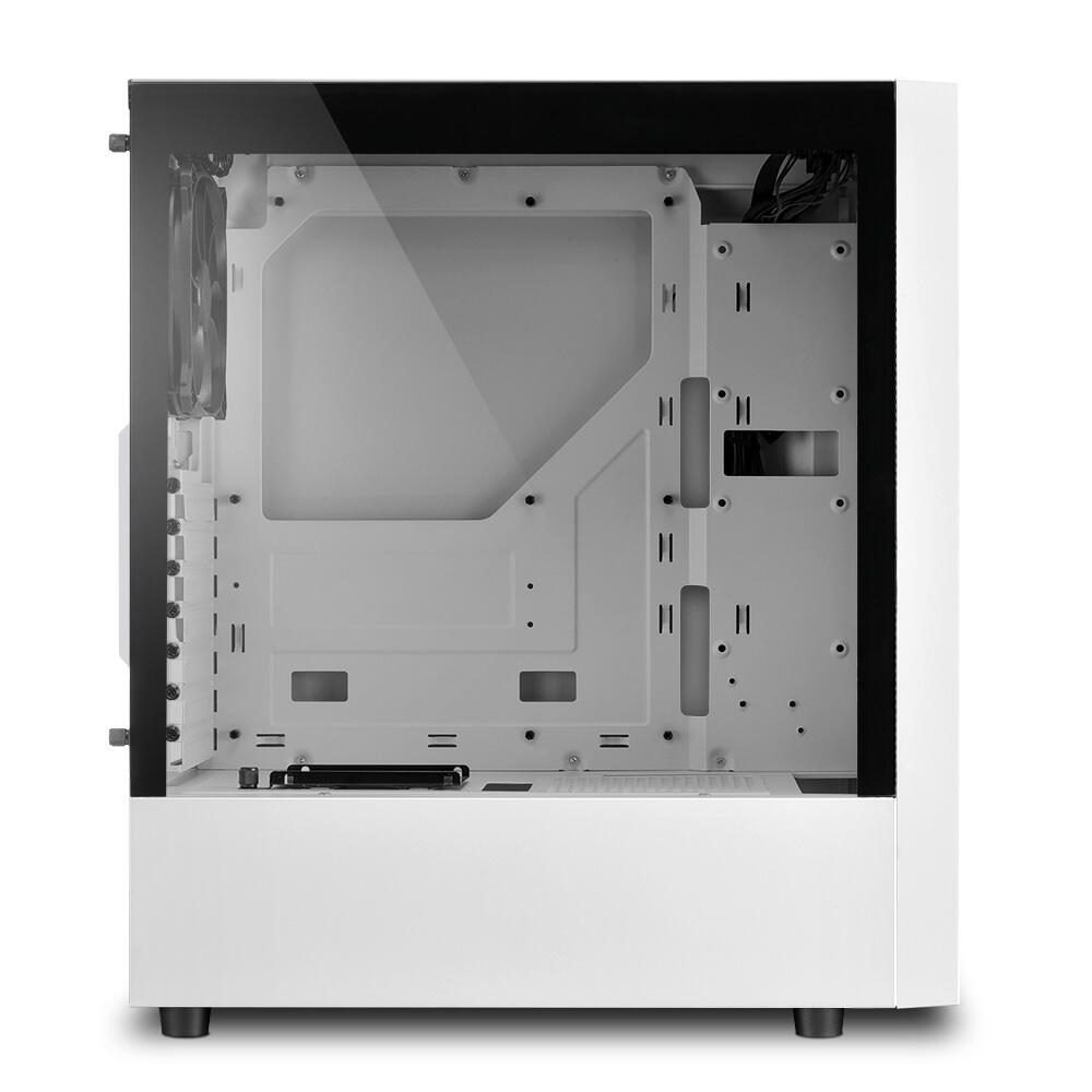 Sharkoon PC Gehäuse RGB Slider White ATX weiß