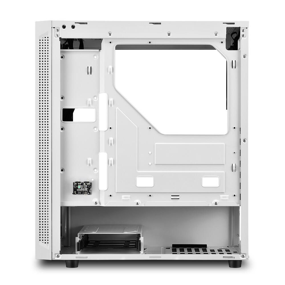 Sharkoon PC Gehäuse RGB Slider White ATX weiß