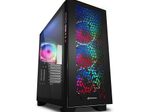 Sharkoon PC Gehäuse Elite Shark CA300H Black ATX E-ATX schwarz