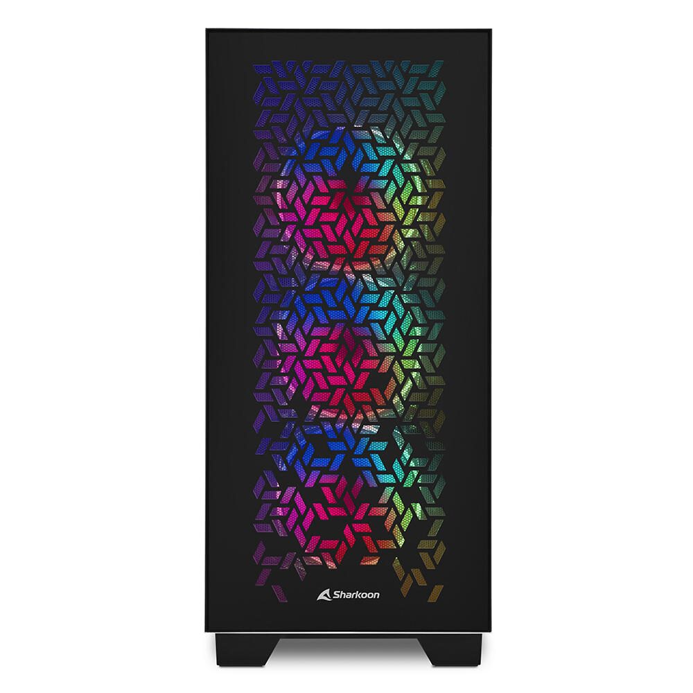 Sharkoon PC Gehäuse Elite Shark CA300H Black ATX E-ATX schwarz