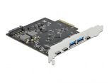 DeLOCK PCI Express x4 Karte zu USB Type-C / USB Typ-A