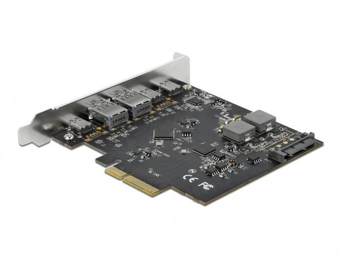 DeLOCK PCI Express x4 Karte zu USB Type-C / USB Typ-A
