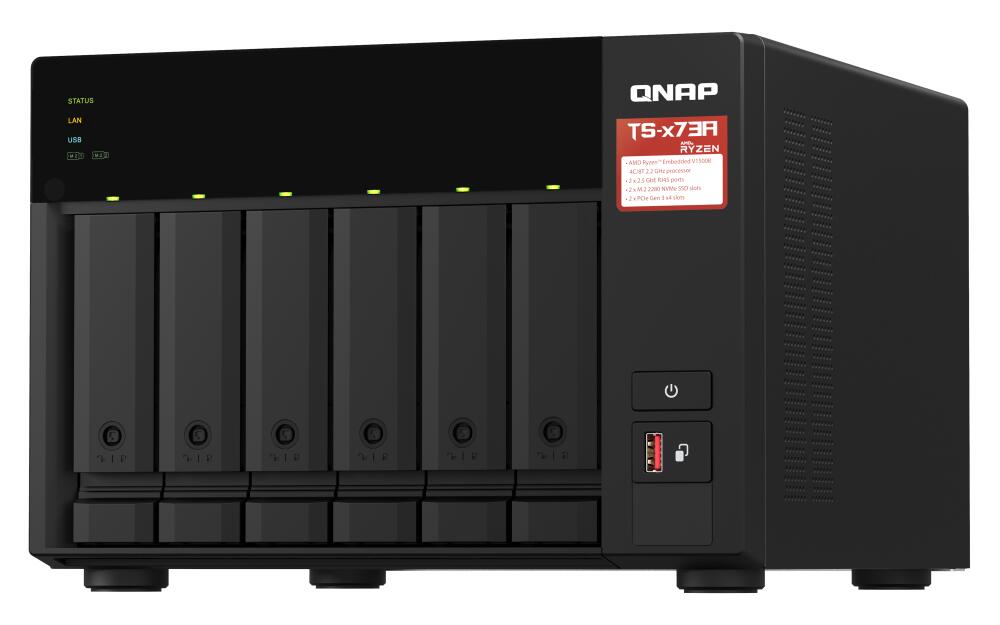 QNAP NAS TS-673A-8G 6-Bay