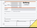 sigel Quittung SD121 DIN A6 - 2 x 50 Blatt