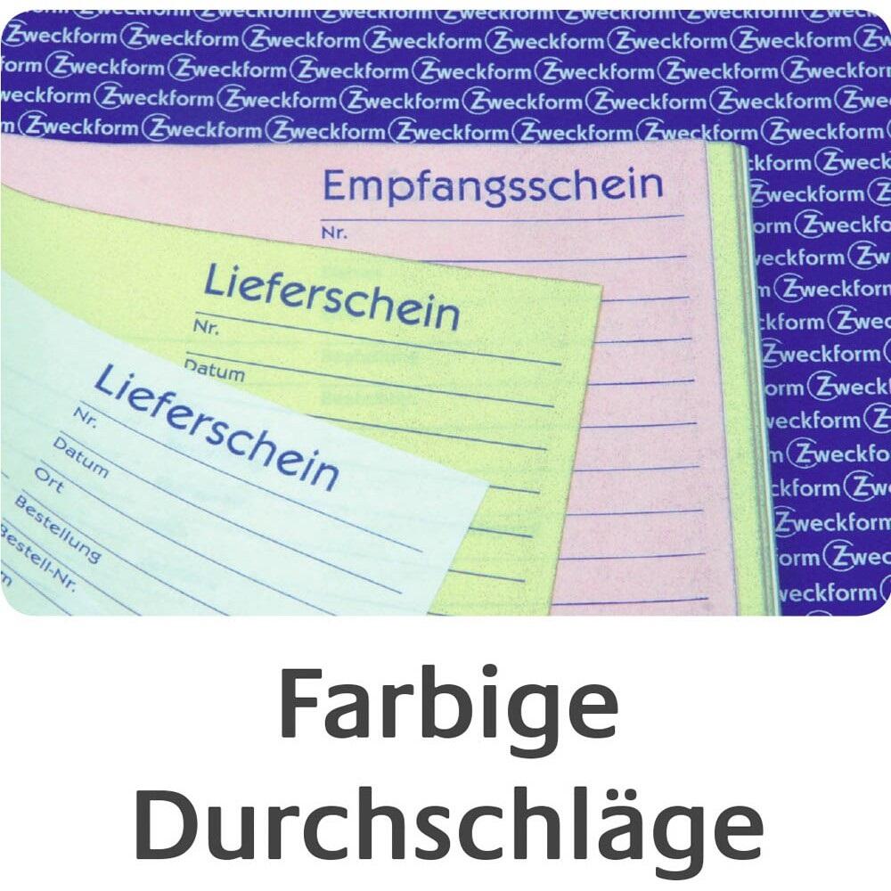 AVERY Zweckform Rapport/Regiebericht Formularbuch 1769