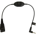 Jabra Quick Disconnect 2,5 mm Headset-Kabel mit Rufannahmetaste