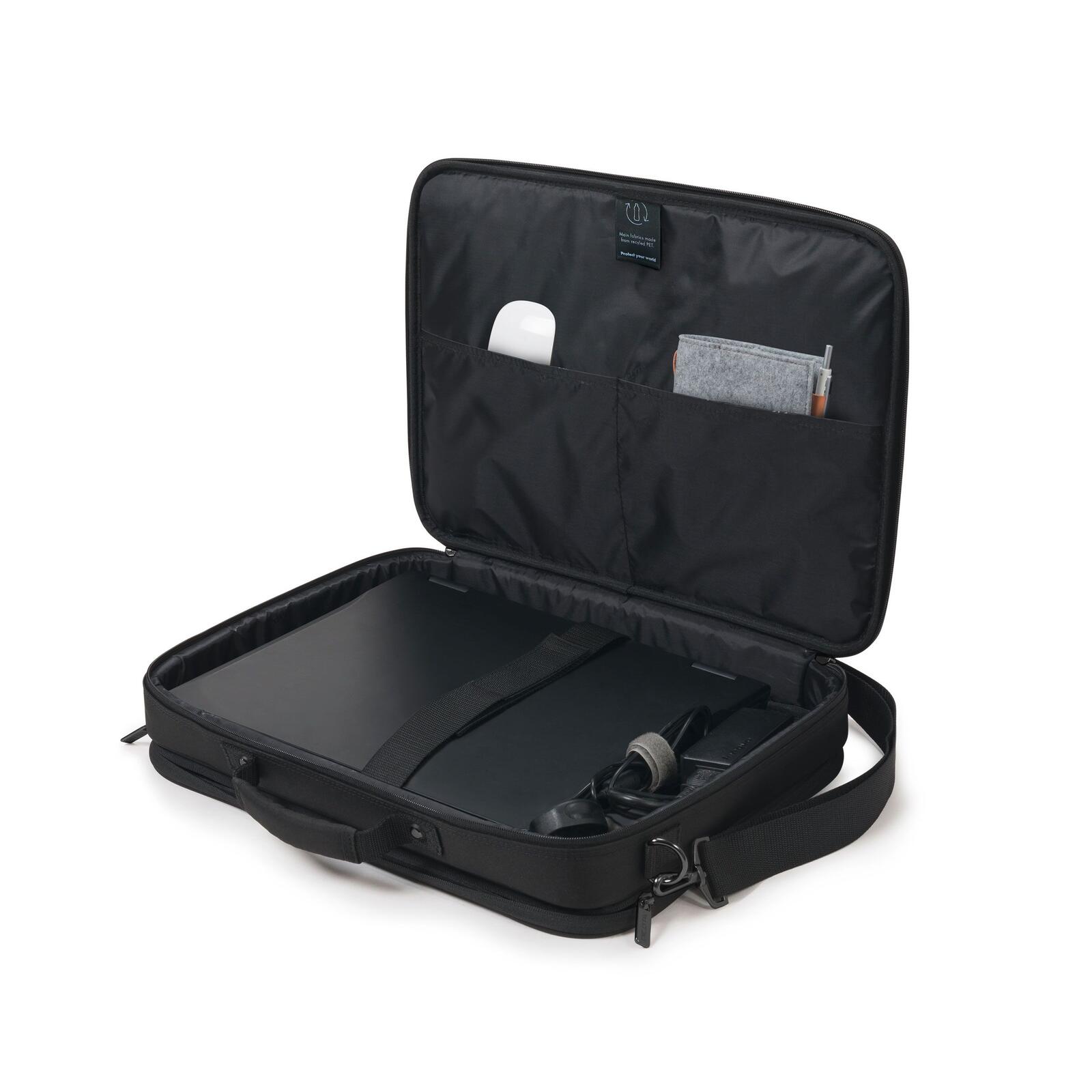 DICOTA Eco Multi Plus BASE 14"-15,6" Notebook-Tasche - Schwarz