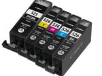 Canon Original CLI-526 + PGI-525 Druckerpatronen Multipack - BK/C/M/Y/BK 4x9ml / 1x19ml