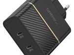 OtterBox 50 Watt Schnellladegerät mit Dualport USB-C (Schwarz)