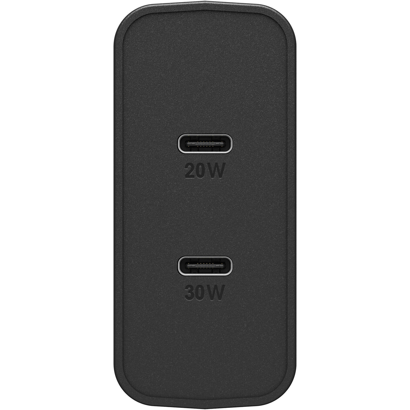 OtterBox 50 Watt Schnellladegerät mit Dualport USB-C (Schwarz)
