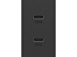 OtterBox 50 Watt Schnellladegerät mit Dualport USB-C (Schwarz)