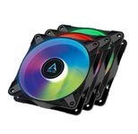 Arctic Lüfter P12 120mm PWM PST A-RGB 3er-Pack schwarz