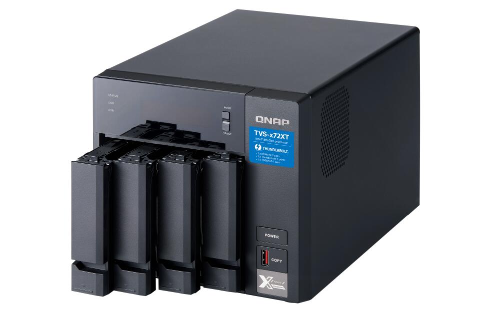 QNAP NAS TVS-472XT-i3-4G 4-Bay