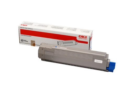 OKI Original Toner cyan 7.300 Seiten (44643003)