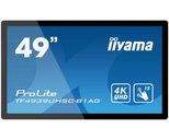 iiyama ProLite TF4939UHSC-B1AG Signage Touch Display 124,5 cm (49 Zoll) 4K-UHD, IPS-Panel, 500cd/m², 24/7, LAN