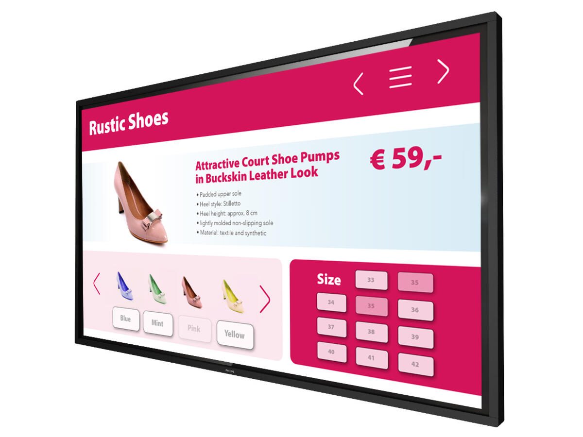 Philips 55BDL3452T Touch-Professional-Display 138,8 cm (55 Zoll)