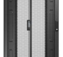 APC Easy Rack 800mm/42HE/1200mm mit Dach, Rollen, Füßen und 4 Halterungen, ohne Seitenteile, Boden, schwarz (ER8220)