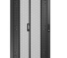 APC Easy Rack 800mm/48HE/1000mm, mit Dach, Rollen, Füßen und 4 Halterungen, ohne Seitenteile, Boden, schwarz