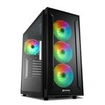 Sharkoon PC Gehäuse TG6M RGB ATX schwarz
