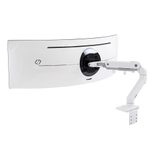 Ergotron HX Monitor Arm mit HD-Gelenk Tischhalterung mit CF-Technologie für 124,46 cm (49") Curved Monitore