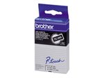 Brother Original P-Touch Farbband weiß auf schwarz (TC-395)