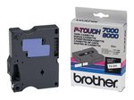Brother Original P-Touch Farbband schwarz auf weiß (TX-221)