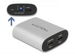 Delock HDMI HD Audio Extractor 4K 60 Hz zu HDMI mit eARC