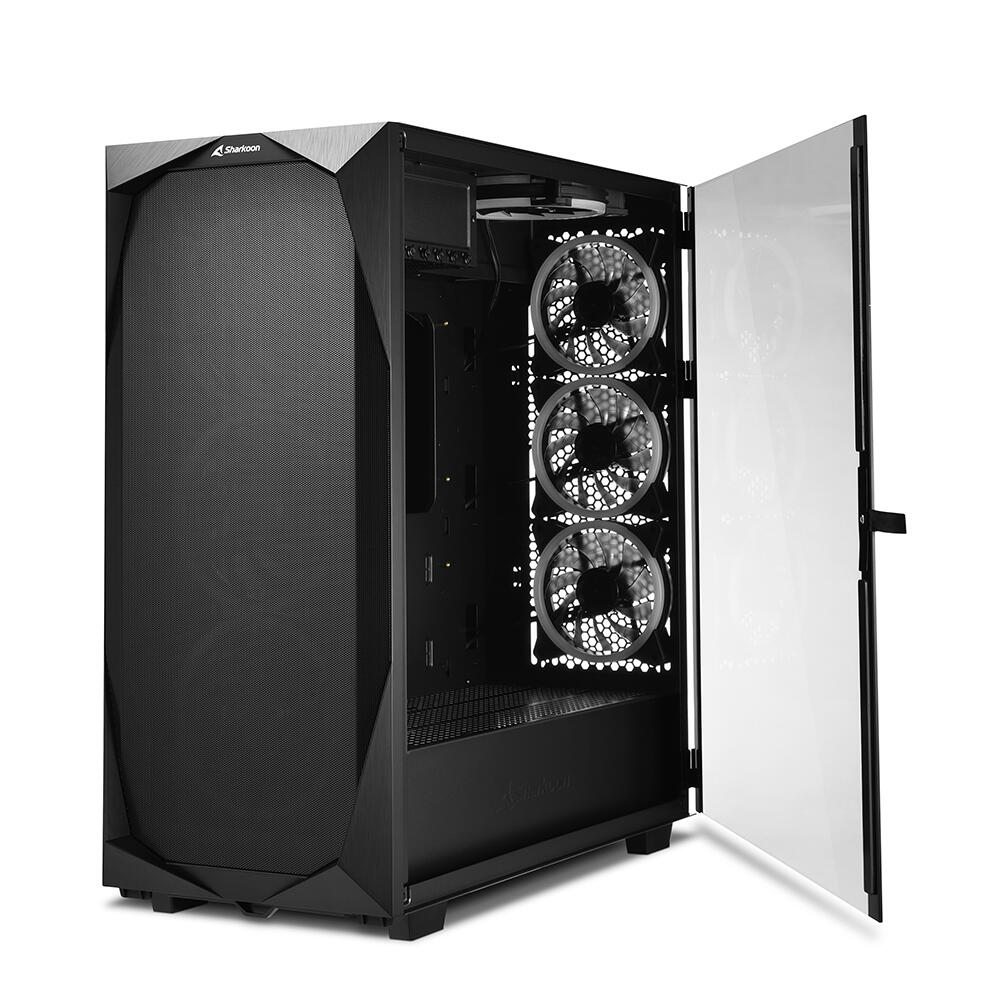 Sharkoon PC Gehäuse REV300 RGB Black ATX schwarz