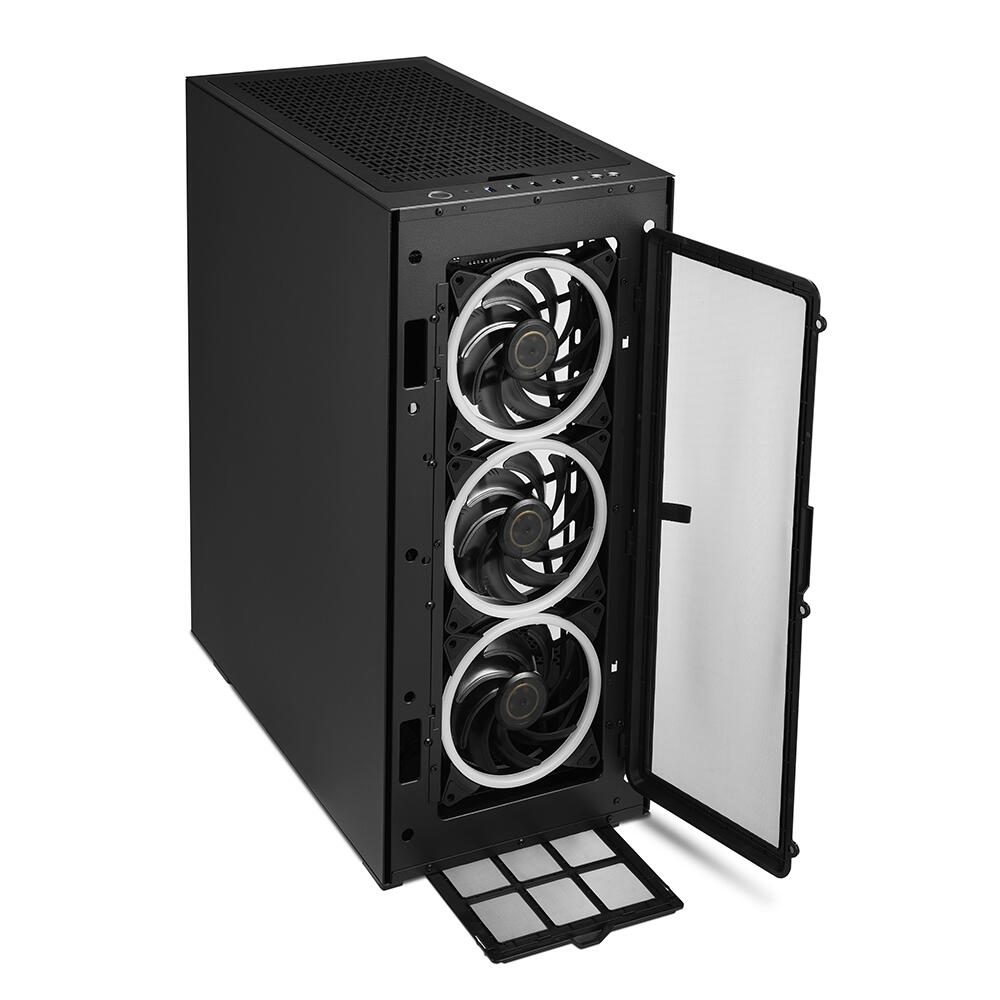 Sharkoon PC Gehäuse REV300 RGB Black ATX schwarz