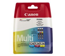 Canon Original CLI-526 Druckerpatronen 3er-Multipack - C/M/Y 450 Seiten