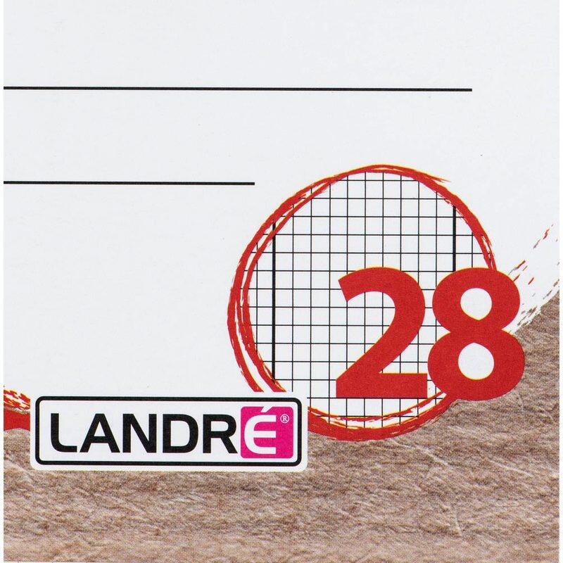 LANDRÉ® Collegeblock Recycling Lineatur 28 kariert DIN A4 Innen- und Außenrand