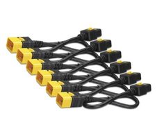 APC AP8714S Stromkabel-Set (6 Stück), mit Verriegelung, C19 auf C20, 1,2 m