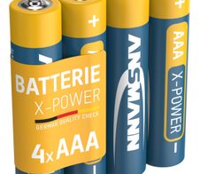 ANSMANN Batterien X-POWER Micro AAA 1,5 V - 4 Stück
