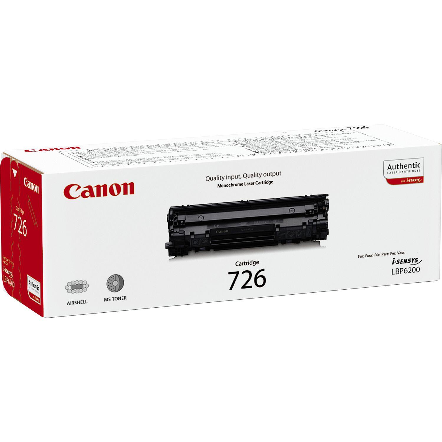 Canon Original Toner 726 schwarz 2.100 Seiten (3483B002)