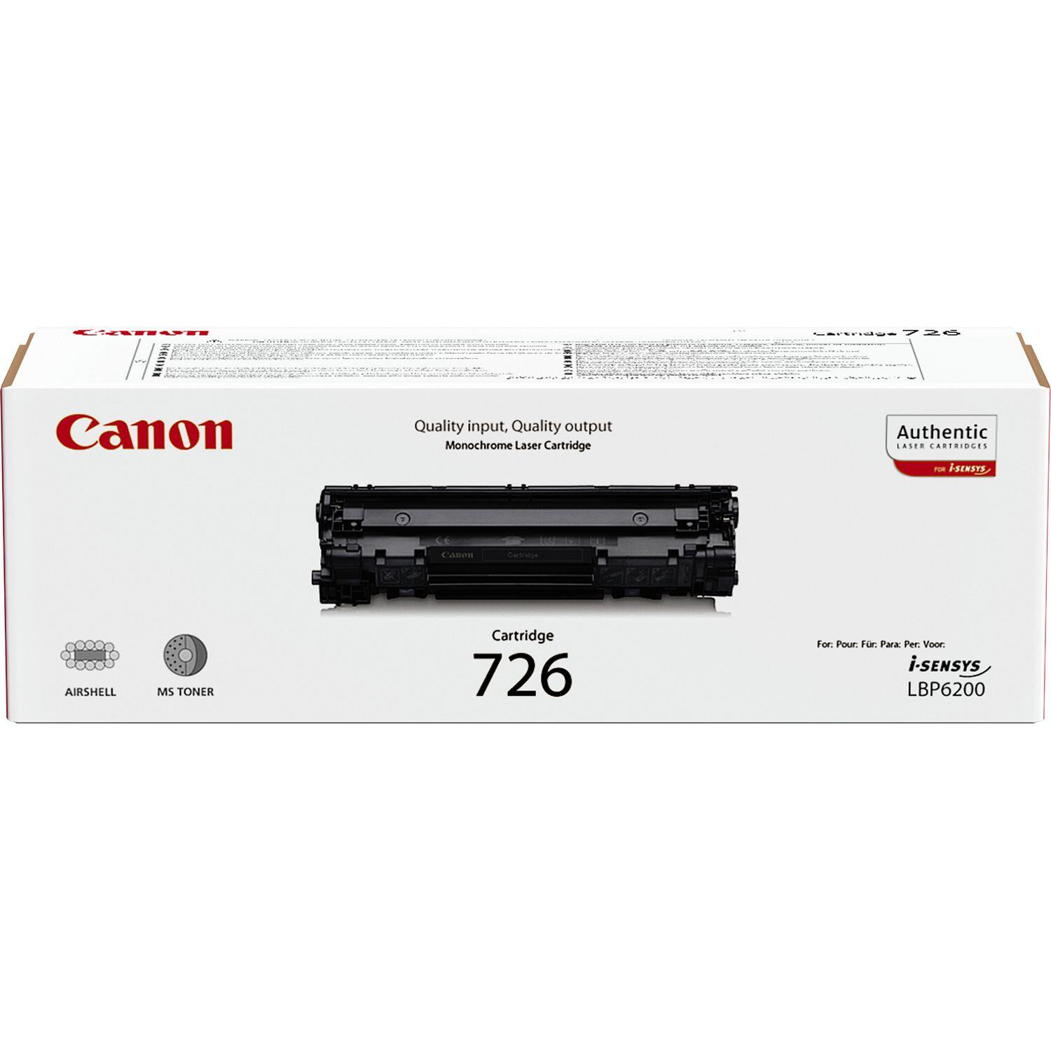 Canon Original Toner 726 schwarz 2.100 Seiten (3483B002)