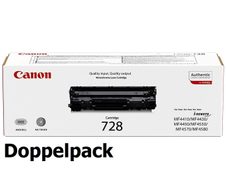 Canon Original Toner 728 Doppelpack schwarz 2x 2.100 Seiten (3500B002)
