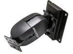 ErgotronSerie 100 Wandhalterung mit Zweifachgelenk und schwarzen und weißen Abdeckungen für Monitore bis 81,28 cm (32")