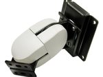 ErgotronSerie 100 Wandhalterung mit Zweifachgelenk und schwarzen und weißen Abdeckungen für Monitore bis 81,28 cm (32")