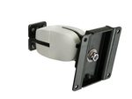 ErgotronSerie 100 Wandhalterung mit Zweifachgelenk und schwarzen und weißen Abdeckungen für Monitore bis 81,28 cm (32")