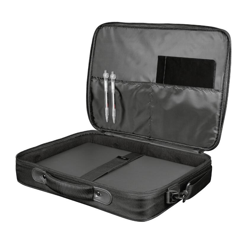 Trust Atlanta Laptop-Tasche für Laptops bis 39,6 cm (15,6 Zoll) - Schwarz