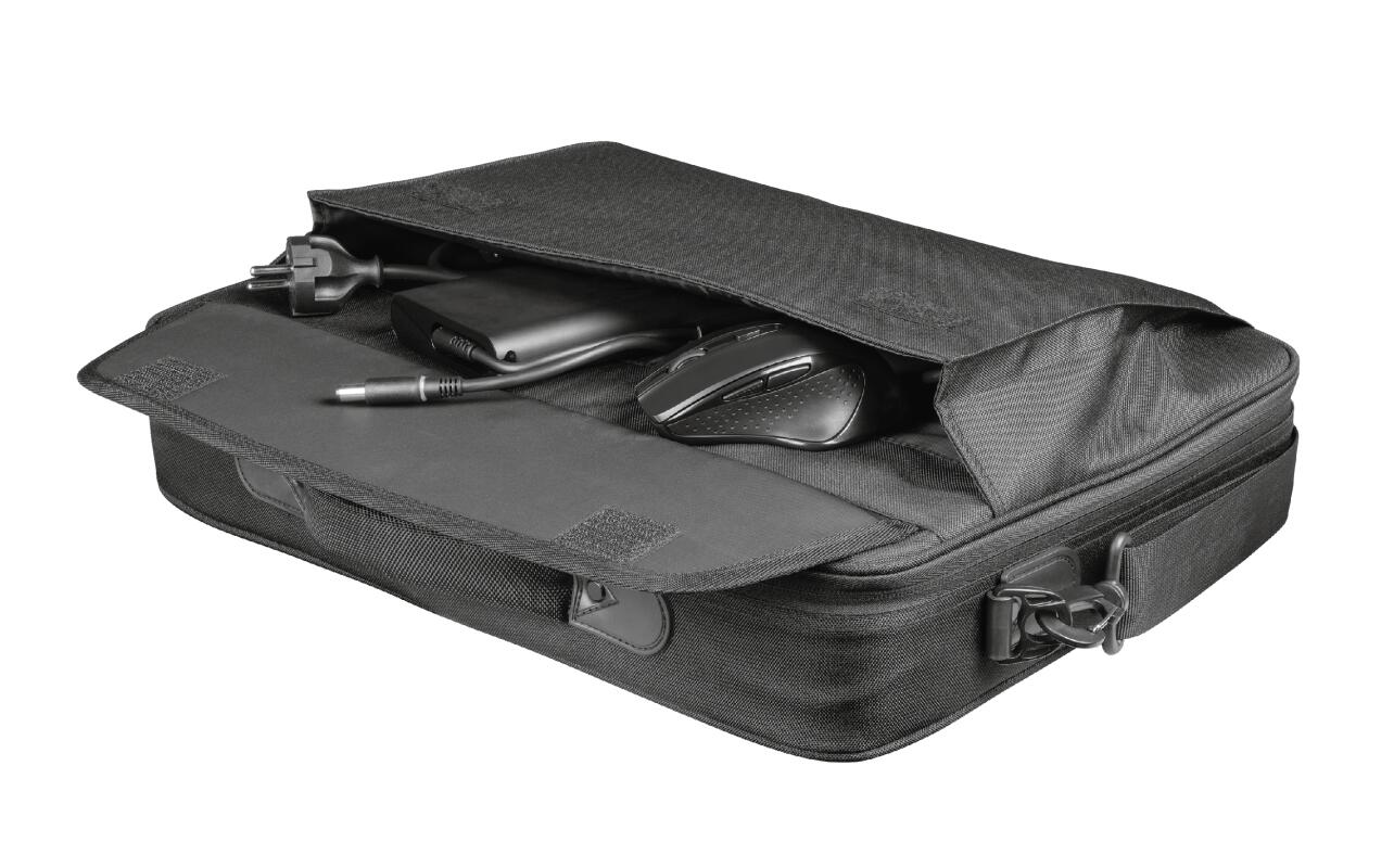 Trust Atlanta Laptop-Tasche für Laptops bis 39,6 cm (15,6 Zoll) - Schwarz