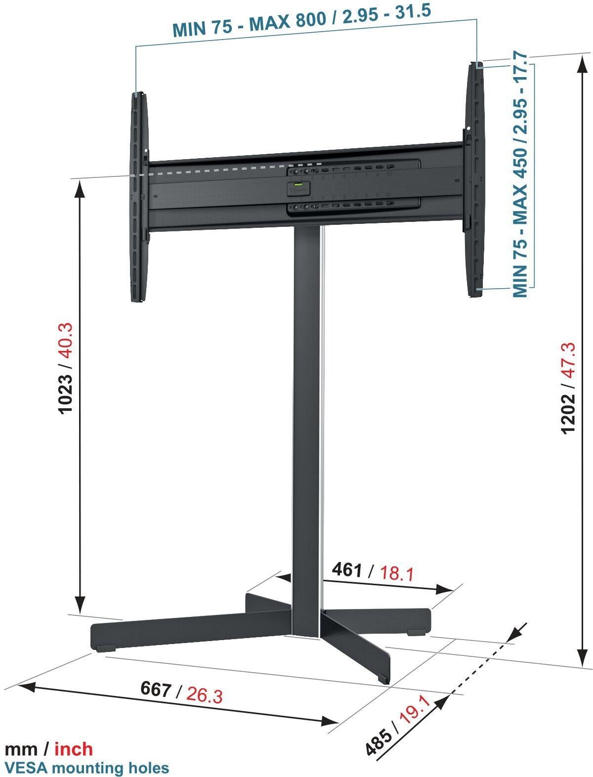 Vogel's EFF 8330 TV-Standfuß für 102-165 cm (40-65")