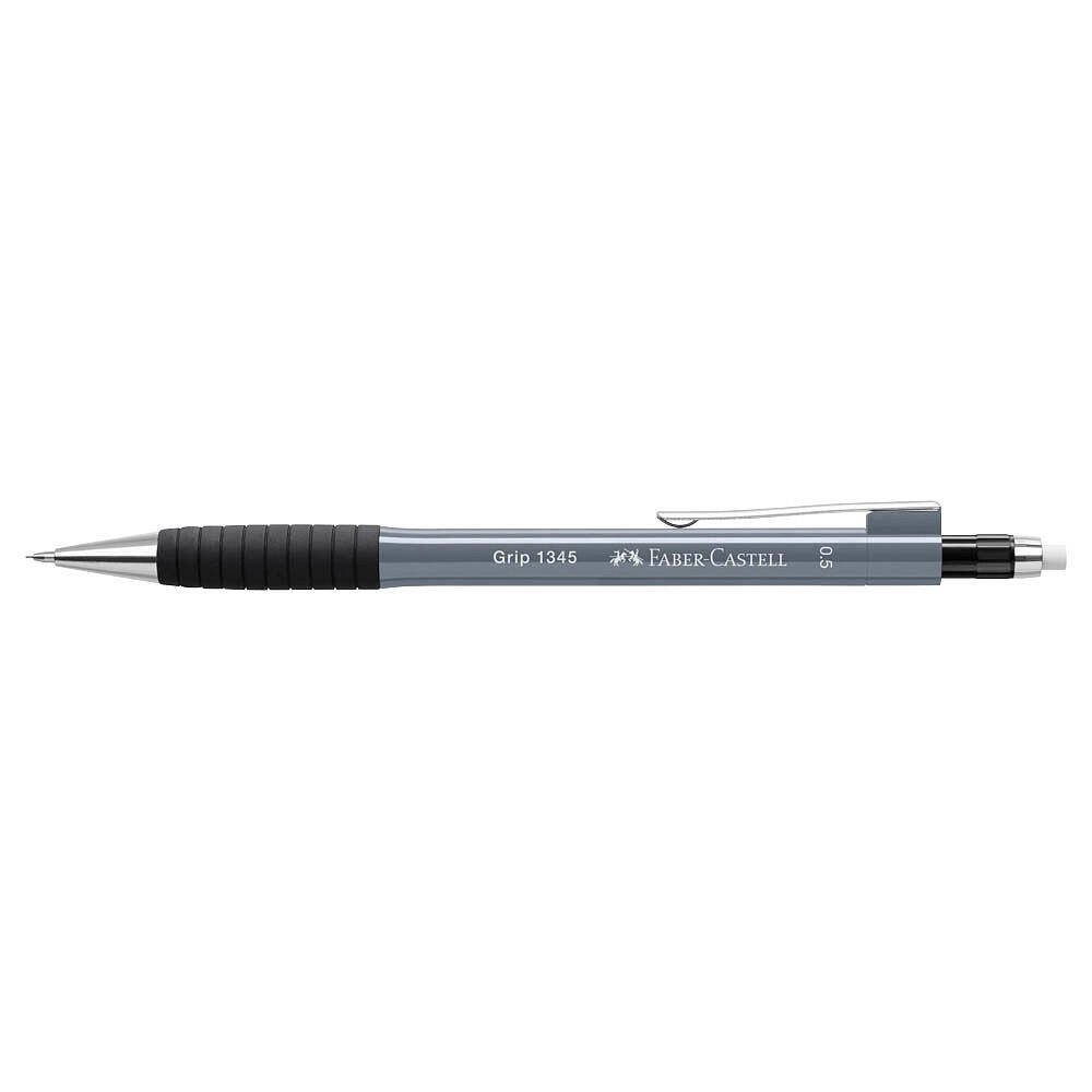 FABER-CASTELL GRIP 1345 Druckbleistift B 0,5 mm - grau